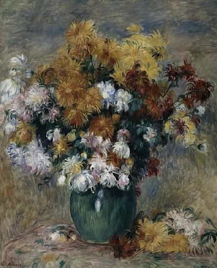 Pierre Auguste Renoir Bouquet of Chrysanthemums